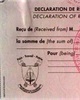 01 - Déclaration de recettes - créances sociales
